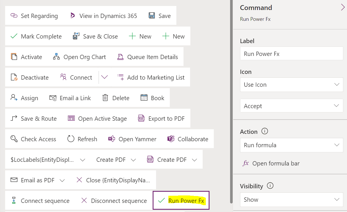 Navigating to a Custom Page using Power Fx