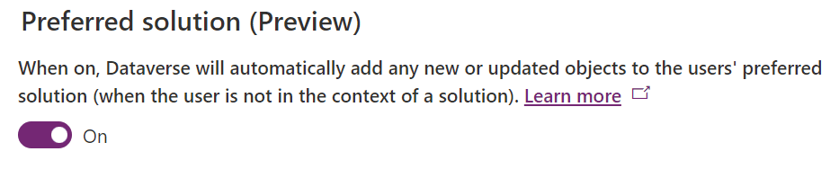 Setting Default Publisher Prefix using Preferred Solutions in Power Apps