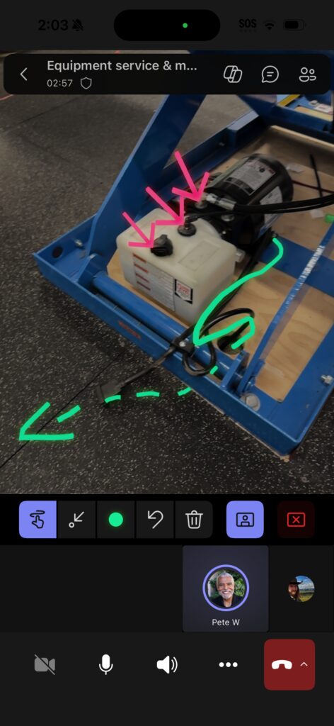 Spatial annotations for frontline technicians with Dynamics 365 Field Service & Microsoft Teams