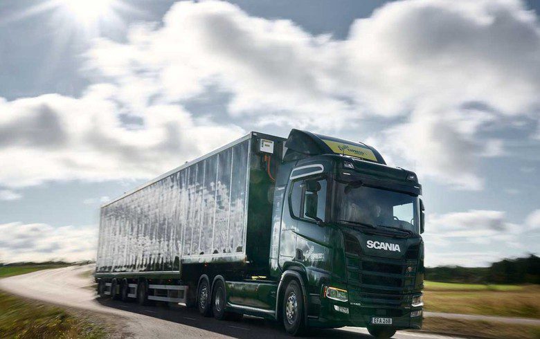 Scania partner to test solar-​powered truck prototype