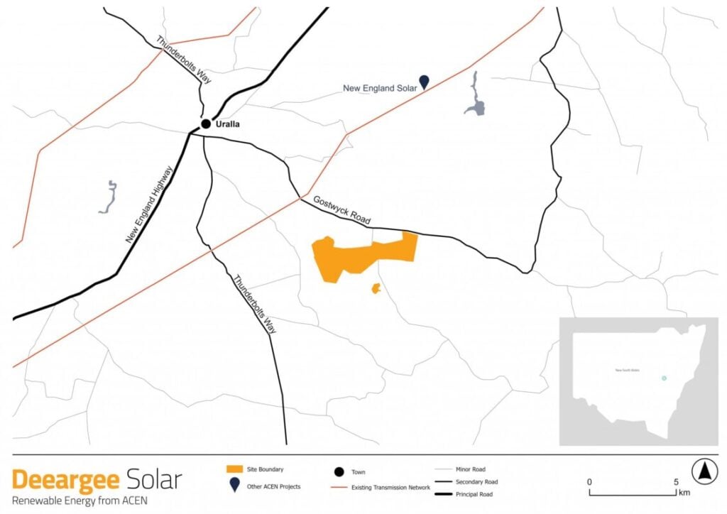 Acen Australia seeks approval for 320MW solar-plus-storage site in New South Wales, Australia