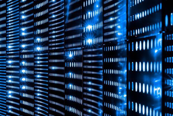 a wall that has a bunch of lights on it